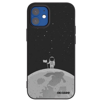Picasee silikónový čierny obal pre Apple iPhone 12 mini - Astronaut
