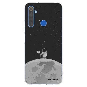 Picasee silikónový prehľadný obal pre Realme 5 - Astronaut