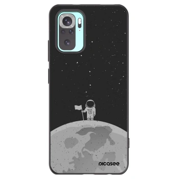 Picasee silikónový čierny obal pre Xiaomi Redmi Note 10 Pro - Astronaut