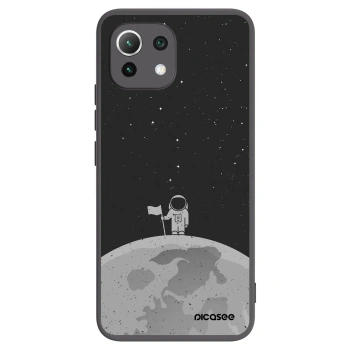 Picasee silikónový čierny obal pre Xiaomi Mi 11 Lite - Astronaut
