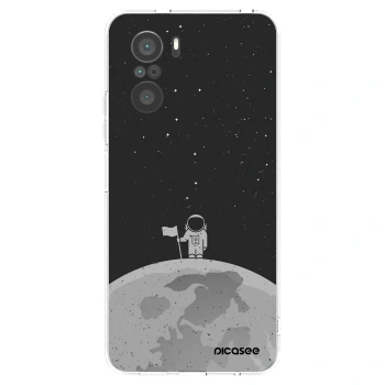 Picasee silikónový prehľadný obal pre Xiaomi Poco F3 - Astronaut