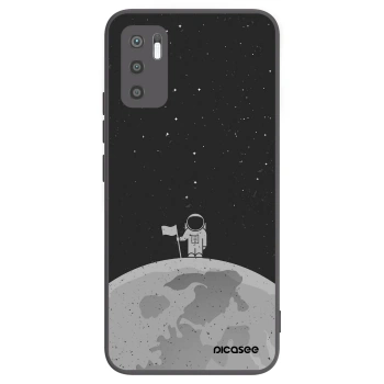 Picasee silikónový čierny obal pre Xiaomi Redmi Note 10 5G - Astronaut