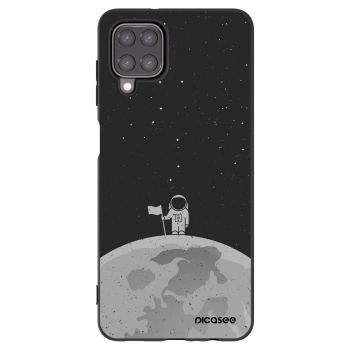 Picasee silikónový čierny obal pre Samsung Galaxy M12 M127F - Astronaut