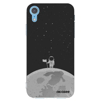 Picasee silikónový prehľadný obal pre Apple iPhone XR - Astronaut