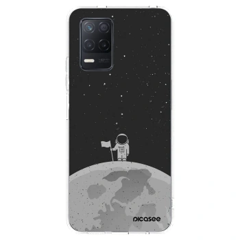 Picasee silikónový prehľadný obal pre Realme 8 5G - Astronaut