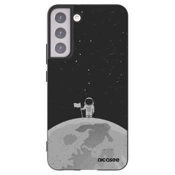 Picasee silikónový čierny obal pre Samsung Galaxy S22+ 5G - Astronaut