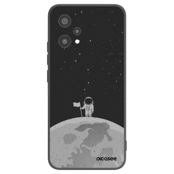 Picasee silikónový čierny obal pre Realme 9 Pro 5G - Astronaut