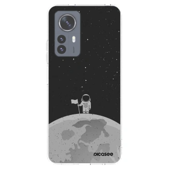 Picasee silikónový prehľadný obal pre Xiaomi 12 Pro - Astronaut