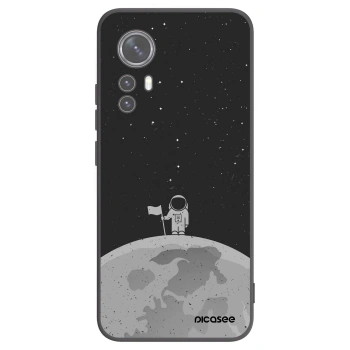 Picasee silikónový čierny obal pre Xiaomi 12X - Astronaut