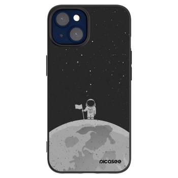 Picasee silikónový čierny obal pre Apple iPhone 14 - Astronaut