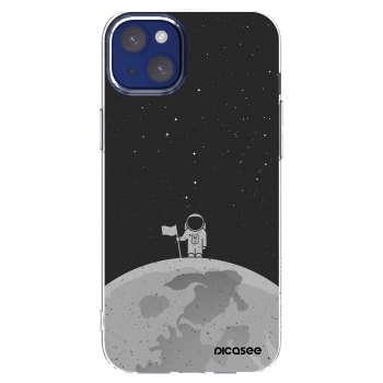 Picasee silikónový prehľadný obal pre Apple iPhone 14 Plus - Astronaut