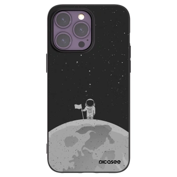 Picasee silikónový čierny obal pre Apple iPhone 14 Pro Max - Astronaut