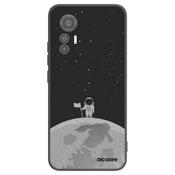 Picasee silikónový čierny obal pre Xiaomi 12 Lite - Astronaut