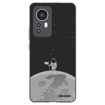 Picasee silikónový čierny obal pre Xiaomi 12T Pro - Astronaut