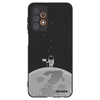 Picasee silikónový čierny obal pre Samsung Galaxy A23 A235F 4G - Astronaut