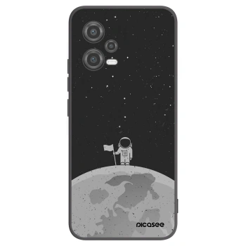 Picasee silikónový čierny obal pre Xiaomi Poco X5 - Astronaut