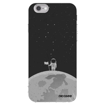 Picasee silikónový prehľadný obal pre Apple iPhone 6/6S - Astronaut