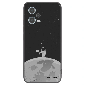 Picasee silikónový čierny obal pre Xiaomi Redmi Note 12 5G - Astronaut
