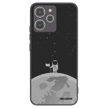 Picasee silikónový čierny obal pre Xiaomi Redmi 12 4G - Astronaut