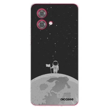 Picasee silikónový prehľadný obal pre Motorola Moto G84 5G - Astronaut