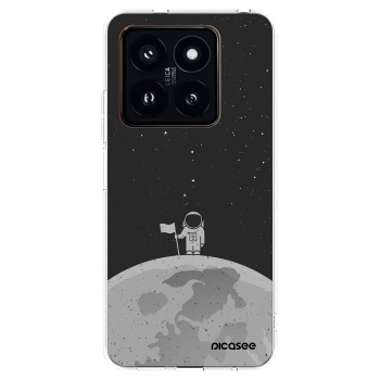 Picasee silikónový prehľadný obal pre Xiaomi 14 Pro - Astronaut