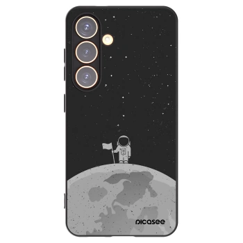 Picasee silikónový čierny obal pre Samsung Galaxy S24 S921B 5G - Astronaut