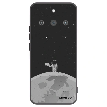 Picasee silikónový čierny obal pre Realme 11 Pro+ - Astronaut
