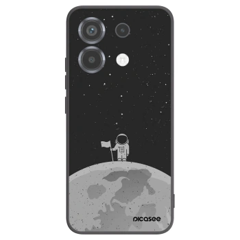 Picasee silikónový čierny obal pre Xiaomi Poco X6 - Astronaut