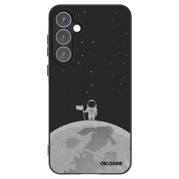 Picasee silikónový čierny obal pre Samsung Galaxy A55 5G A556B - Astronaut