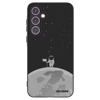 Picasee silikónový čierny obal pre Samsung Galaxy A35 5G A356B - Astronaut
