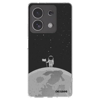 Picasee silikónový prehľadný obal pre Xiaomi Redmi Note 13 4G - Astronaut