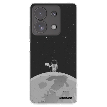 Picasee silikónový prehľadný obal pre Xiaomi Redmi Note 13 Pro 4G - Astronaut