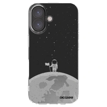 Picasee silikónový prehľadný obal pre Apple iPhone 16 - Astronaut