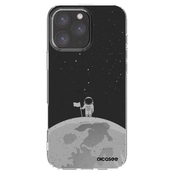 Picasee silikónový prehľadný obal pre Apple iPhone 16 Pro Max - Astronaut