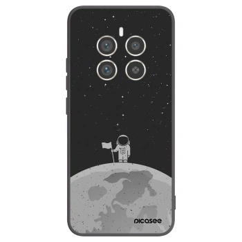 Picasee silikónový čierny obal pre Realme 12 Pro 5G - Astronaut