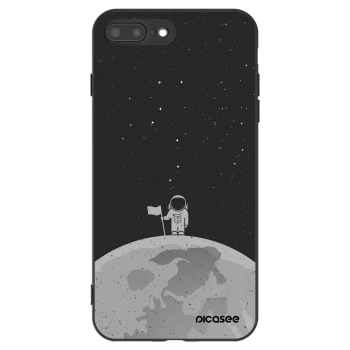 Picasee silikónový čierny obal pre Apple iPhone 7 Plus - Astronaut