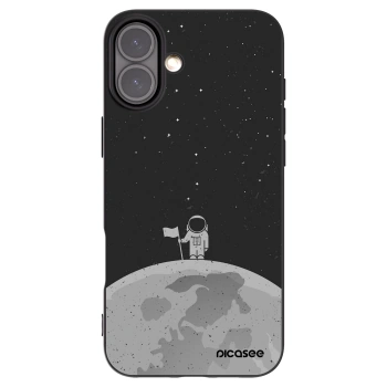 Picasee silikónový čierny obal pre Apple iPhone 16 Plus - Astronaut