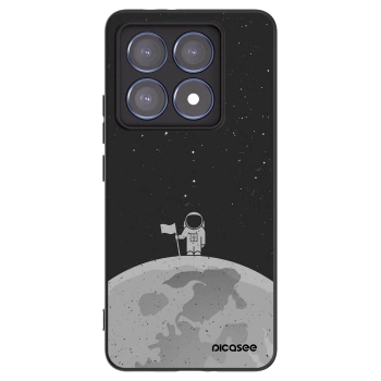 Picasee silikónový čierny obal pre Xiaomi 14T Pro - Astronaut