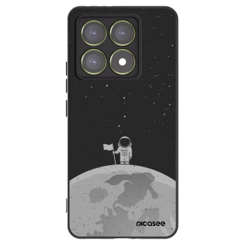 Picasee silikónový čierny obal pre Xiaomi 14T - Astronaut
