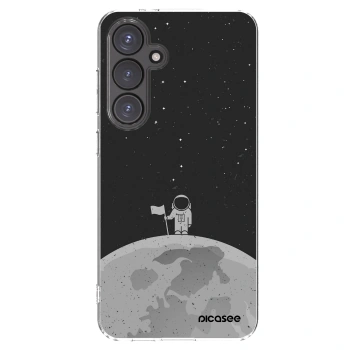 Picasee silikónový prehľadný obal pre Samsung Galaxy S24 FE S721B - Astronaut