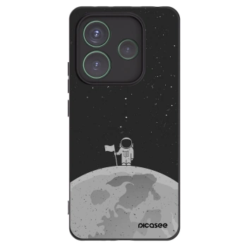 Picasee silikónový čierny obal pre Xiaomi Redmi Note 14 5G - Astronaut