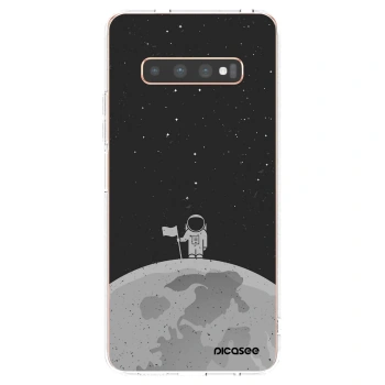 Picasee silikónový prehľadný obal pre Samsung Galaxy S10 Plus G975 - Astronaut