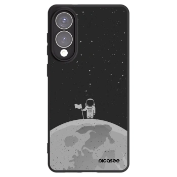 Picasee silikónový čierny obal pre Samsung Galaxy S25 Edge 5G - Astronaut