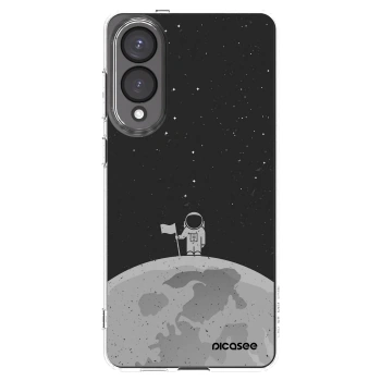 Picasee silikónový prehľadný obal pre Samsung Galaxy S25 Edge 5G - Astronaut