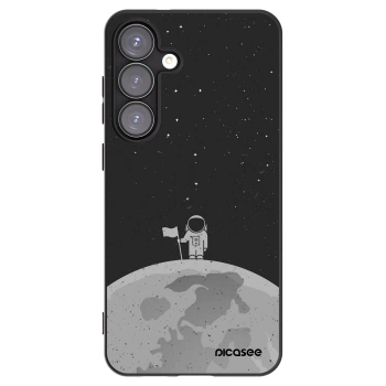 Picasee silikónový čierny obal pre Samsung Galaxy S25+ 5G - Astronaut