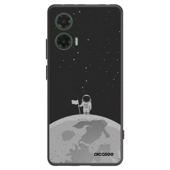 Picasee silikónový čierny obal pre Motorola Moto G35 5G - Astronaut