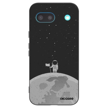 Picasee silikónový čierny obal pre Google Pixel 8a - Astronaut