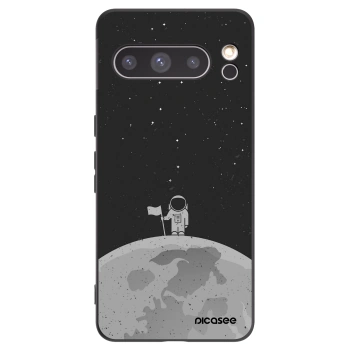 Picasee silikónový čierny obal pre Google Pixel 8 Pro - Astronaut
