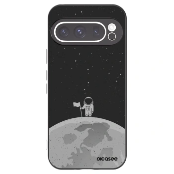 Picasee silikónový čierny obal pre Google Pixel 9 Pro - Astronaut