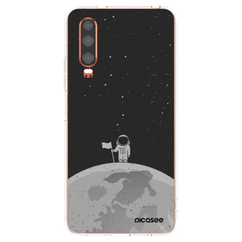 Picasee silikónový prehľadný obal pre Huawei P30 - Astronaut